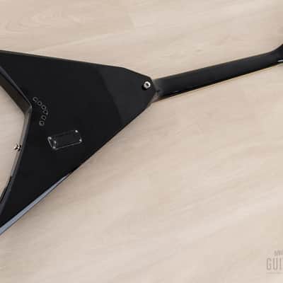 2006 Jackson Stars Randy Rhoads RR-J2BE Flying V Black w/ EMG & Case image 13