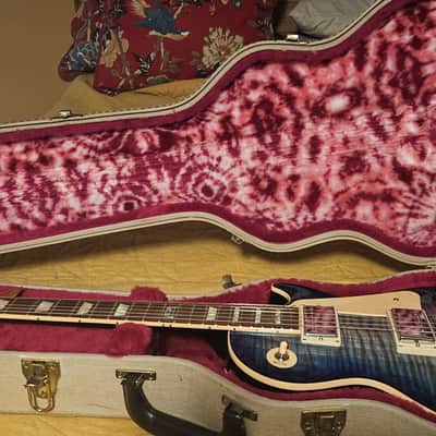 Gibson 120th Anniversary Peace LesPaul 2014 - Tranquility Blue burst image 3
