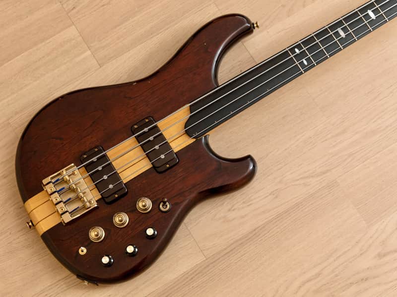 1981 Ibanez Musician MC-924H Vintage Hybrid Fretted & Fretless Bass, AJ10 Alphonso Johnson Signature image 1