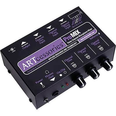 ART ProMIX 3-channel Microphone Mixer - (B-Stock) image 3