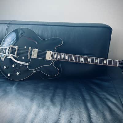 Gibson Memphis ES-335 Anchor Stud with Bigsby 2018 - Antique Ebony VOS Seymour Duncan Antiquity image 9