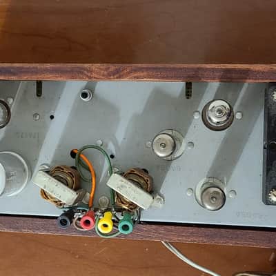 Fully Restored Zenith Single Ended 6AQ5 Power Amp With Custom Reclaimed Mesquite Wood Case And Metal Grill! image 15