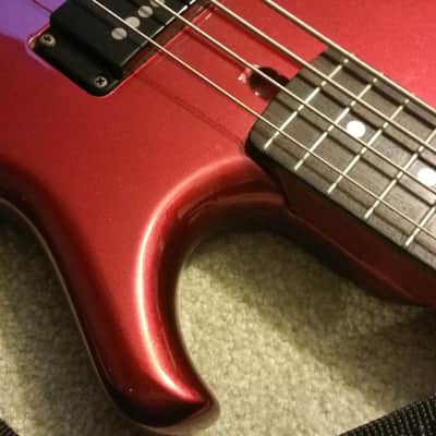Aria Pro II RSB 80's RED bass guitar image 11