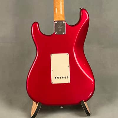 Vintage 1966 Fender Strat – Rare Candy Apple Red – All Original, Excellent+ image 11