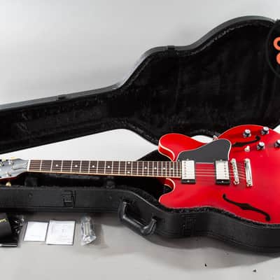 2024 Gibson ES-335 Satin Cherry OHSC Excellent 9.5/10 Rosewood Board 7lb 10oz image 2