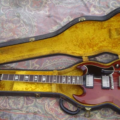 Gibson SG Les Paul 1962 - Cherry Red - Sideways Vibrola image 17