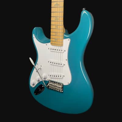 PRS SE Signature John Mayer Silver Sky Maple Electric Guitar in Nylon Blue - Left-Handed image 3