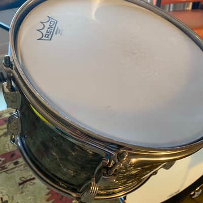 Ludwig No. 980 Super Classic Outfit 9x13 / 16x16 / 14x22" Drum Set with Keystone Badges 1960 - 1968 - Black Diamond Pearl image 7