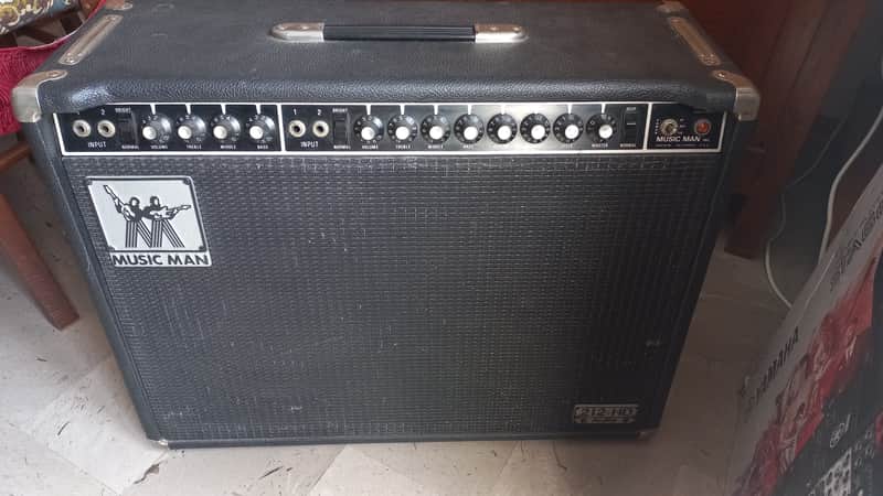 Music Man 212-HD One Thirty 2-Channel 130-Watt 2x12" Guitar Combo 1974 - 1979 Black image 1