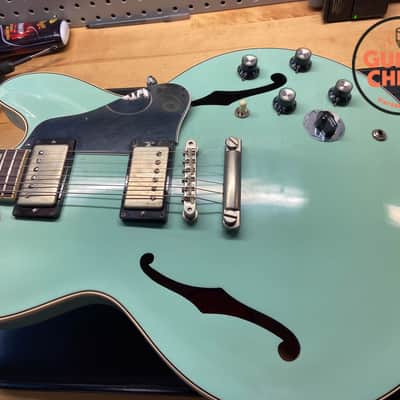 2016 Gibson Memphis ES-345 ’64 Reissue – Sea Foam Green, MHS Pickups, Varitone, w/ OHSC & COA image 20