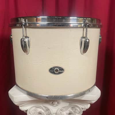 1975 Slingerland Sound King 9x13 Concert Tom Classic White Cordova Leatherette Wrap 13x9 image 1