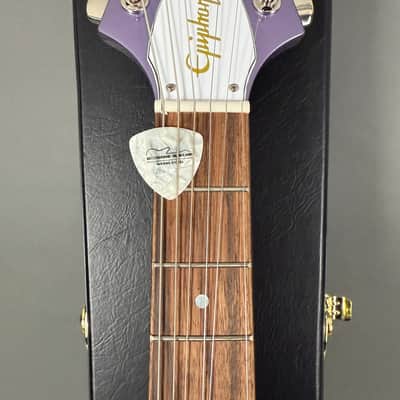 Kirk Hammett Signature Flying V Purple inkl. original Hardshell Case image 6
