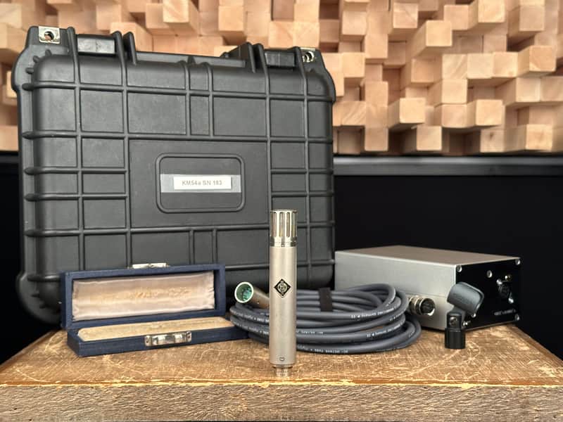 Vintage Neumann Telefunken KM54a Condenser Microphone with Nickel Capsule. KM 54 KM54 KM56 KM84. All Original! image 1
