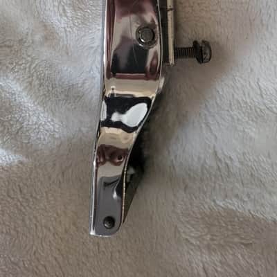 WFL P-87 Buddy Rich Snare Drum Throw Off and P32 WFL Butt Plate - Chrome Bild 6