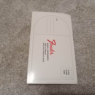 Vintage 1960's/1970's Fender Concert Tone Banjo Owners Manual and Warranty Card! Rare, Original Case Candy, Paperwork! image 5