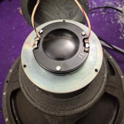 Altec Lansing 604 B duplex coaxial speakers with n1000b crossover restored early hi-fi 1949 - Grey crackle image 15