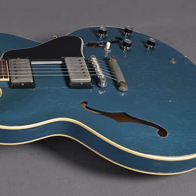 Gibson ES-335 1964 M2M Murphy Lab Heavy Aged Pelham Blue #121320 image 4