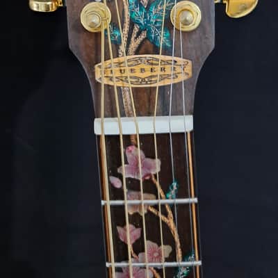 Blueberry NEW IN STOCK Handmade Acoustic Guitar Grand  Concert image 5