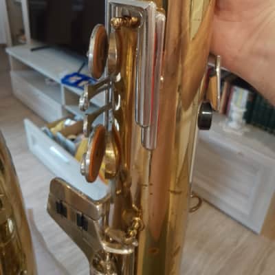 Rare Orsi Bass saxophone fully hand made in Italy, monster sound ! image 14