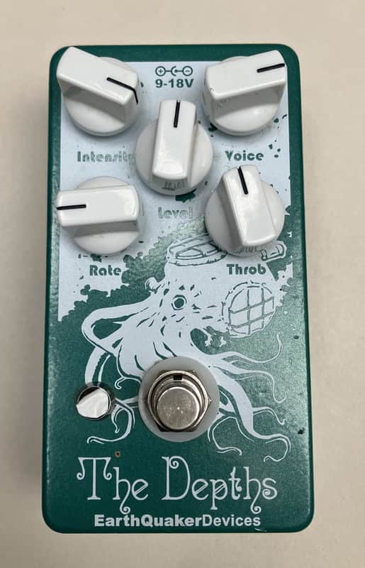 EarthQuaker Devices EQD The Depths Optical Vibe Machine mod flanger tremolo uni vibe image 1