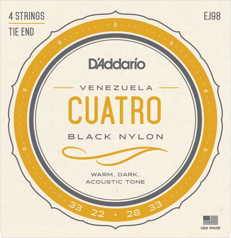D'Addario EJ98 Cuatro-Venezuela Strings image 1