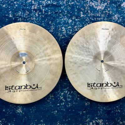 Don’t pay £429!! 16" Istanbul TRADITIONAL LIGHT Hihats 1100g 1332g image 9