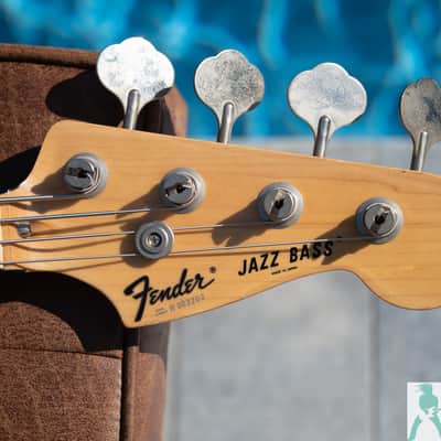 2005 Fender JB75-90 1975 Jazz Bass Reissue - Vintage Natural - Ash Body - Crafted In Japan - Pro Set Up w Perfect Frets/Action/Intonation! image 2