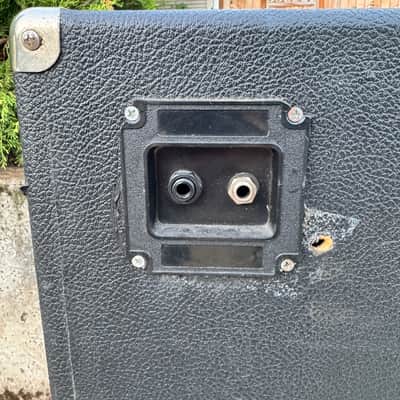 Fender Bassman 50 2x15" Speaker Cabinet Black 1970s image 11
