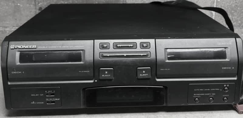 Pioneer CT-J320 dual TAPEDECK Autoreverse, Dolby B/C