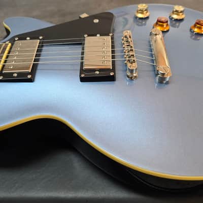 2014 Epiphone Joe Bonamassa Les Paul Standard Pelham Blue Limited Edition Signature Guitar Signed COA Gibson USA Burstbucker PAF pickups Lifton Case '59 1959 Neck Profile Long Tenon CASE QUEEN TIME CAPSULE image 18