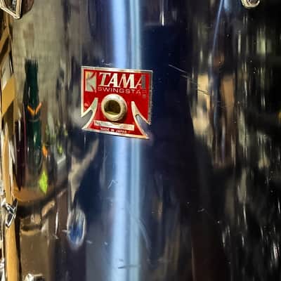 Tama Swingstar 16” Floor Tom Red Label 80’s - Midnight Blue image 2
