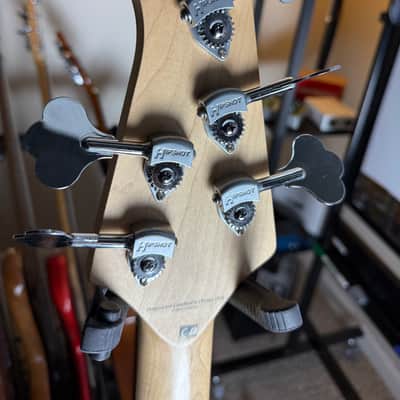 Lakland Skyline J-Sonic 5-String Aztec Gold Bass Guitar image 4