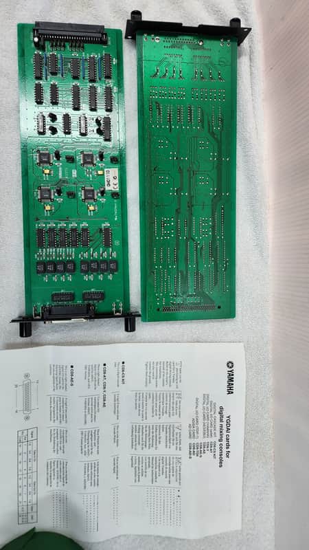 Yamaha Digital I/O Card model CD8-AE-S NEW Open Box (pair) | Reverb