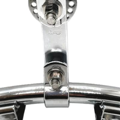 Vintage Ludwig 60s #782-C Script Logo "Rotary Dial" Rail Consolette Tom Holder - LRC-007 image 3