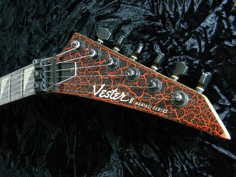 VESTER II MANIAC SERIES Circa 1991 Archtop Red Crackle | Reverb Canada