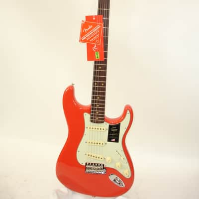 Fender American Vintage II 1961 Stratocaster Guitar, Rosewood Fingerboard, Fiesta Red w/ Case This guitar weighs 7 pounds, 11.2 ounces image 2