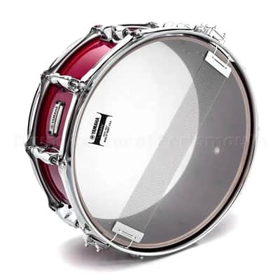 Yamaha Recording Custom Snare Drum 14x5.5 Red Autumn image 4