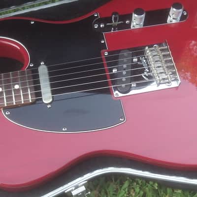 Fender Telecaster American Standard 2013 - red transparent image 10