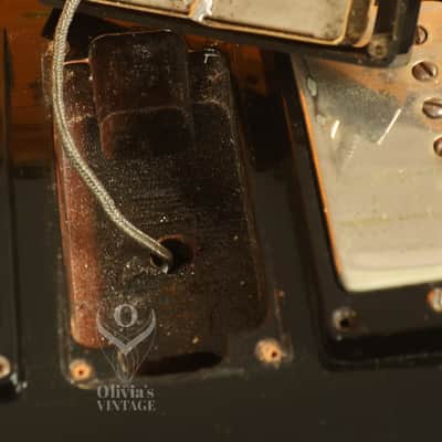 1957 Gibson Les Paul Custom Black w/original Bigsby + "Fretless Wonder" HANG TAG image 23