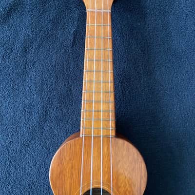 Vintage Jonah Kumalae Hawaiian Solid Koa Soprano Ukulele image 3