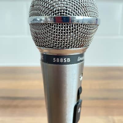 2x Vintage 1960s Shure 588SB Unisphere B Dynamic Microphone image 7