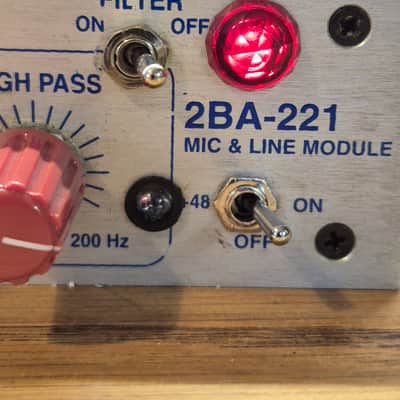 Summit Audio 2BA-221 Mic and Line Module 2010s - Silver image 3