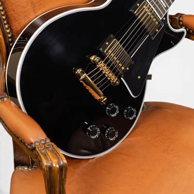 Gibson Custom Les Paul Custom 25 1/2 Scale Ebony Gloss GH image 9