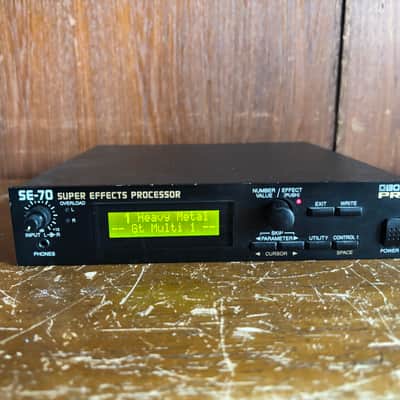 BOSS SE-70 SE70 Super Effects Processor New internal Battery w/ power supply image 2