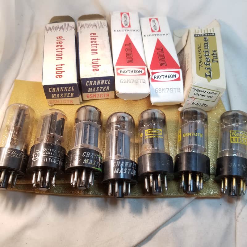 Matsushita etc. ONE (1) 6SN7GTB tNOS AT1000 TESTED Balanced! PI Vacuum Tube Japan dual triode 1957-1970 image 1