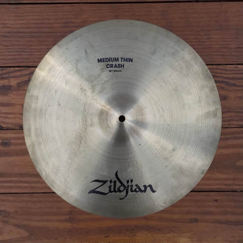 USED A Zildjian 16" Medium Thin Crash Cymbal image 1