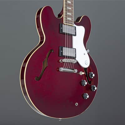 Epiphone Noel Gallagher Riviera Dark Wine Red - Semi Acoustic Guitar image 6