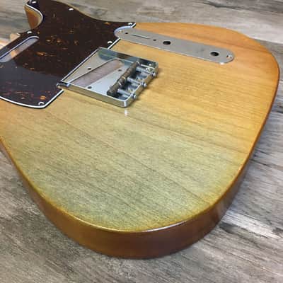 Made to Order - FRANCHIN Mars guitar body WESTERN Aged Colored Natural finish Premium Selected Basswood Poplar Telecaster-Tele-T-Style Made in Italy image 5