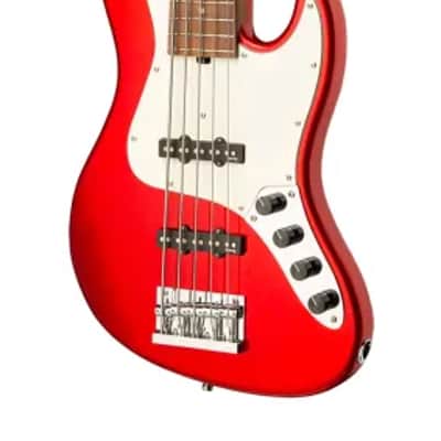 Sadowsky MetroExpress 21-Fret Vintage J/J Bass, Morado Fingerboard, 5-String - Solid Candy Apple Red Metallic High Polish image 4