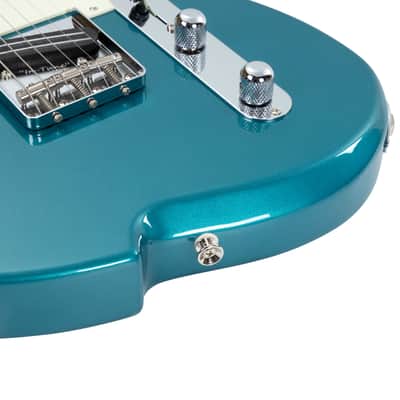 Vola Guitars Vasti MC Ocean Turquoise Metallic image 7